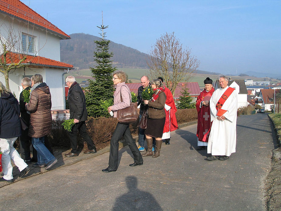 Palmsonntag in Heilig Kreuz